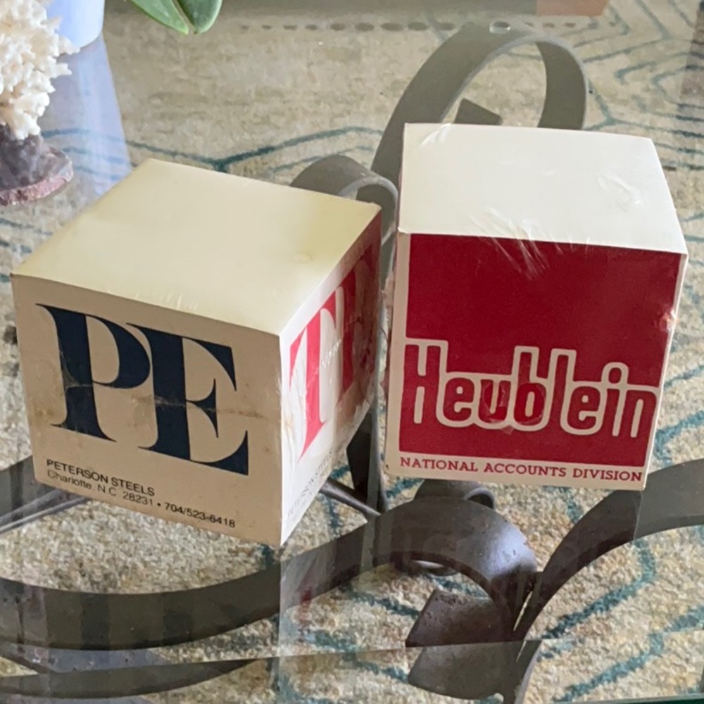 Heublein & PETERSON Steels Cube Set-VTG
